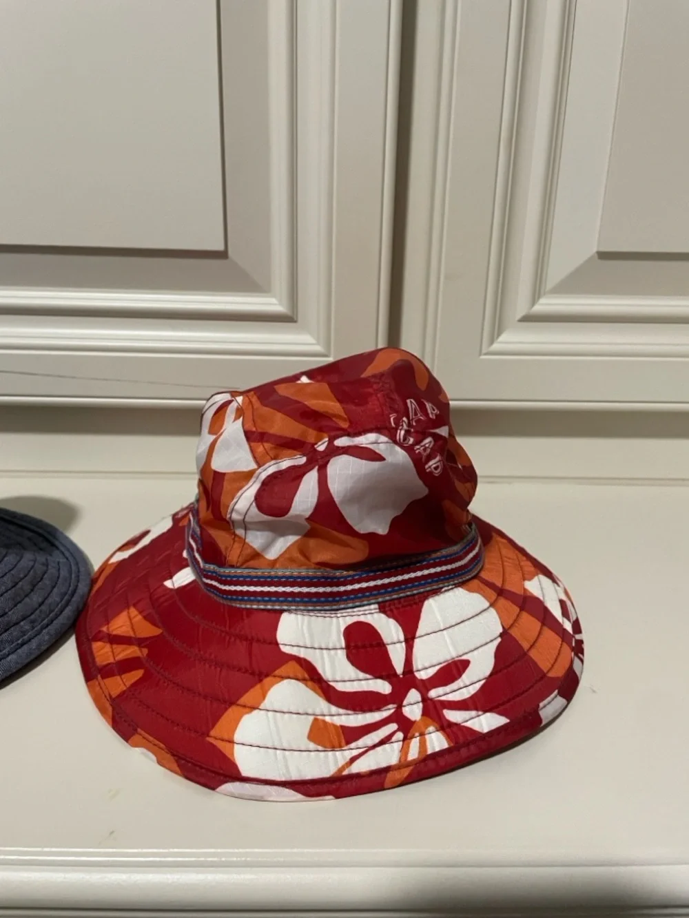 GAP Kids  Red & Blue Floral Bucket Hats